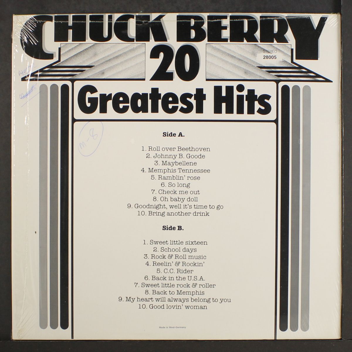 20 greatest hits by CHUCK BERRY