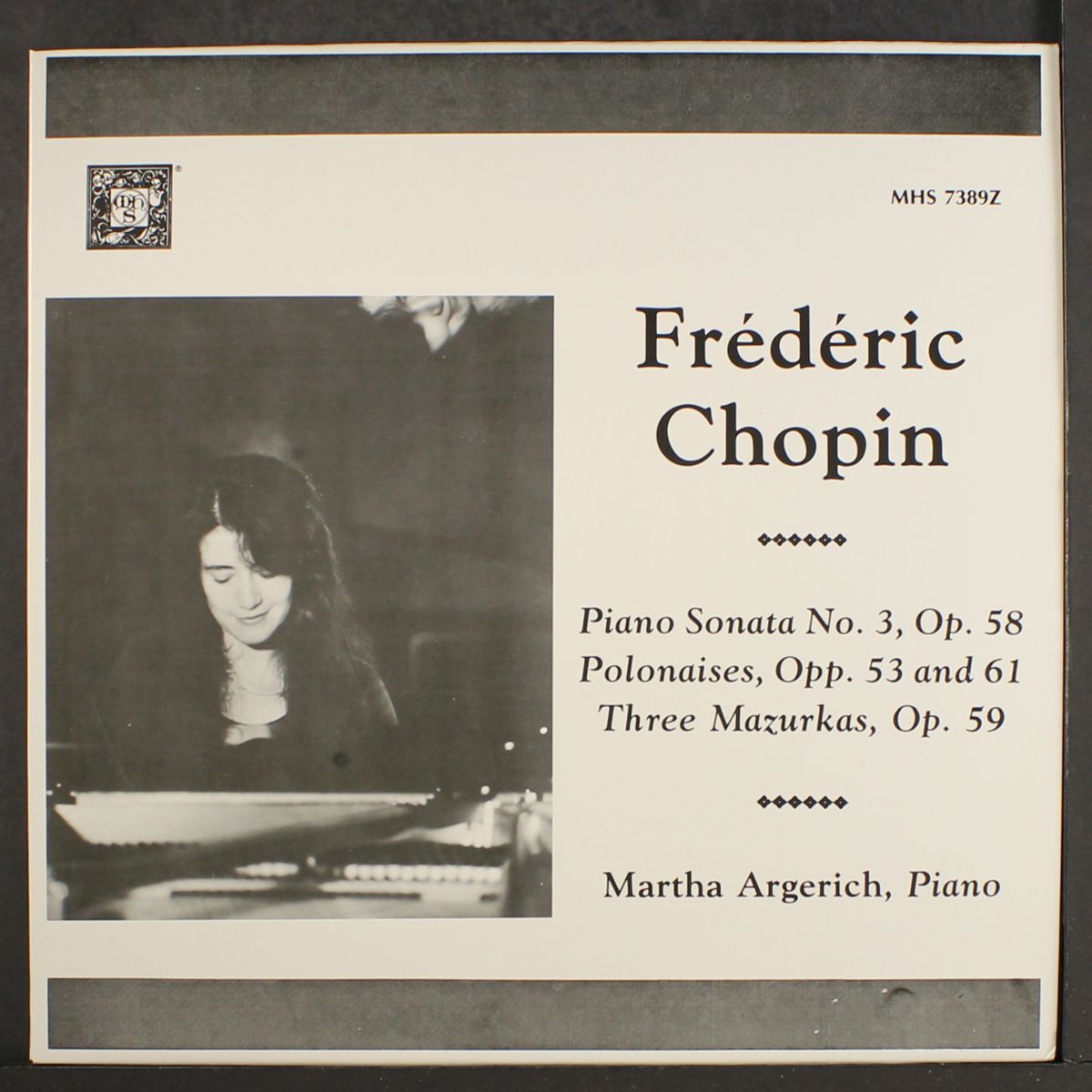 chopin: sonata no. 3 by MARTHA ARGERICH