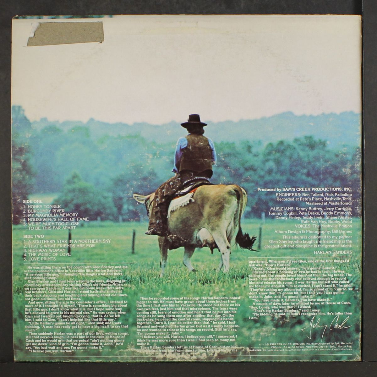 off & running by HARLAN SANDERS