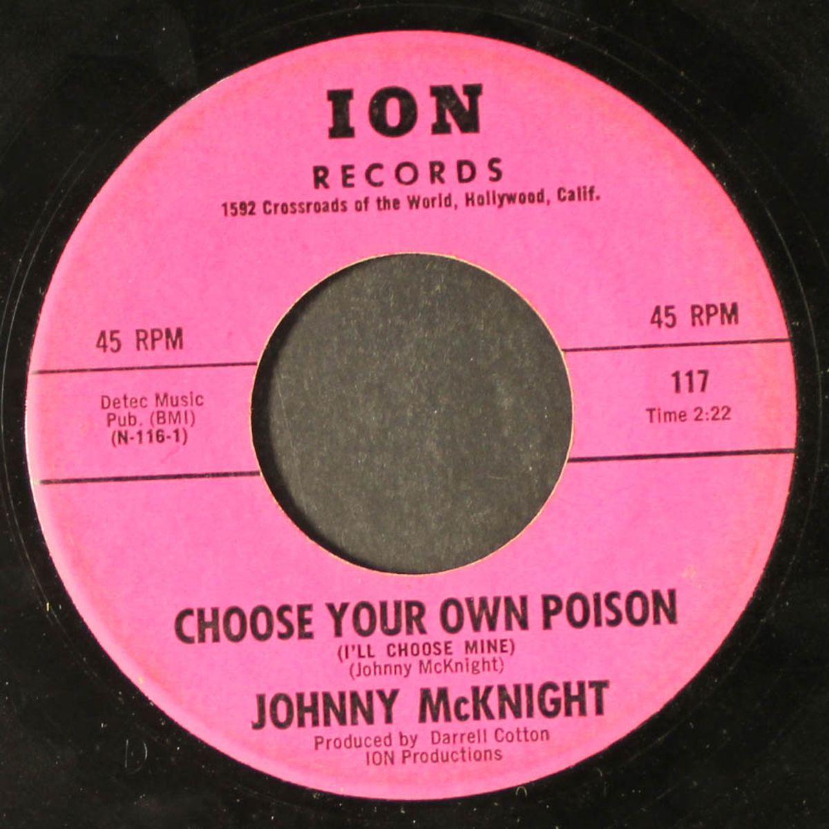 choose your own poison / open for hurt by JOHNNY MCKNIGHT