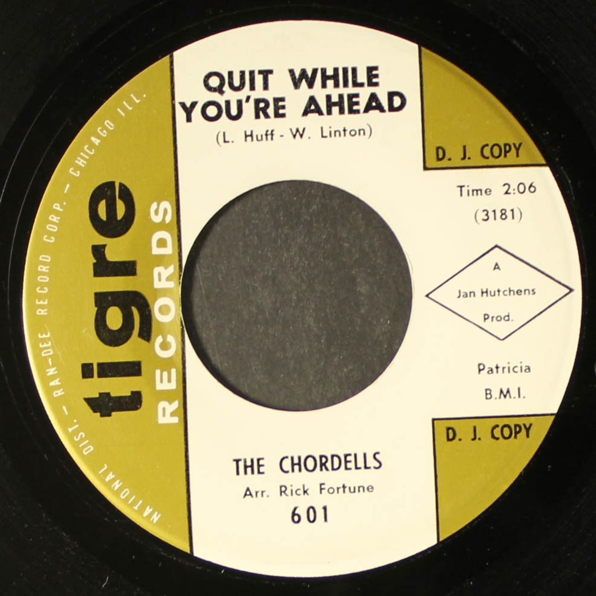 quit while you're ahead / yea-yea by CHORDELLS