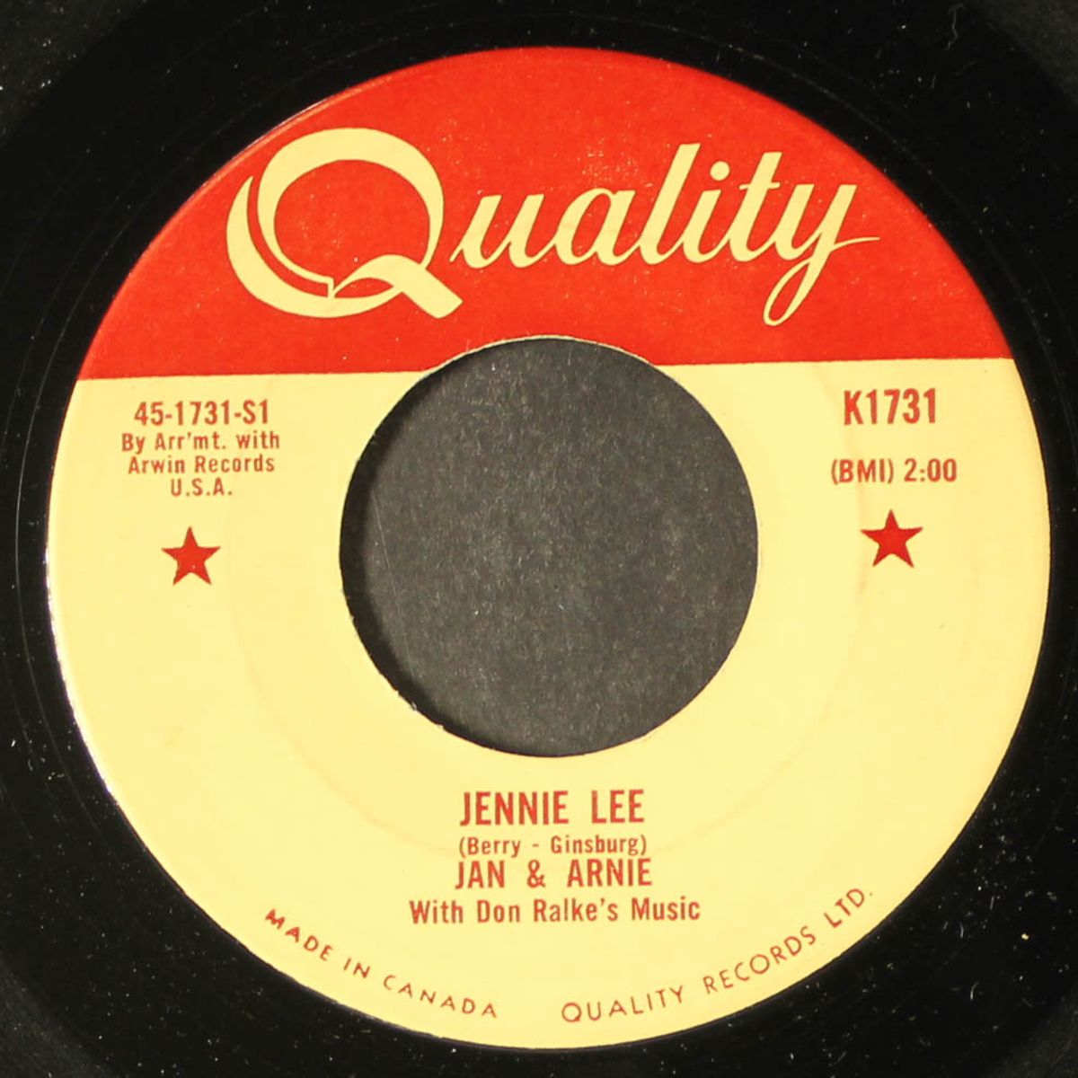 jennie lee / gotta get a date by JAN & ARNIE