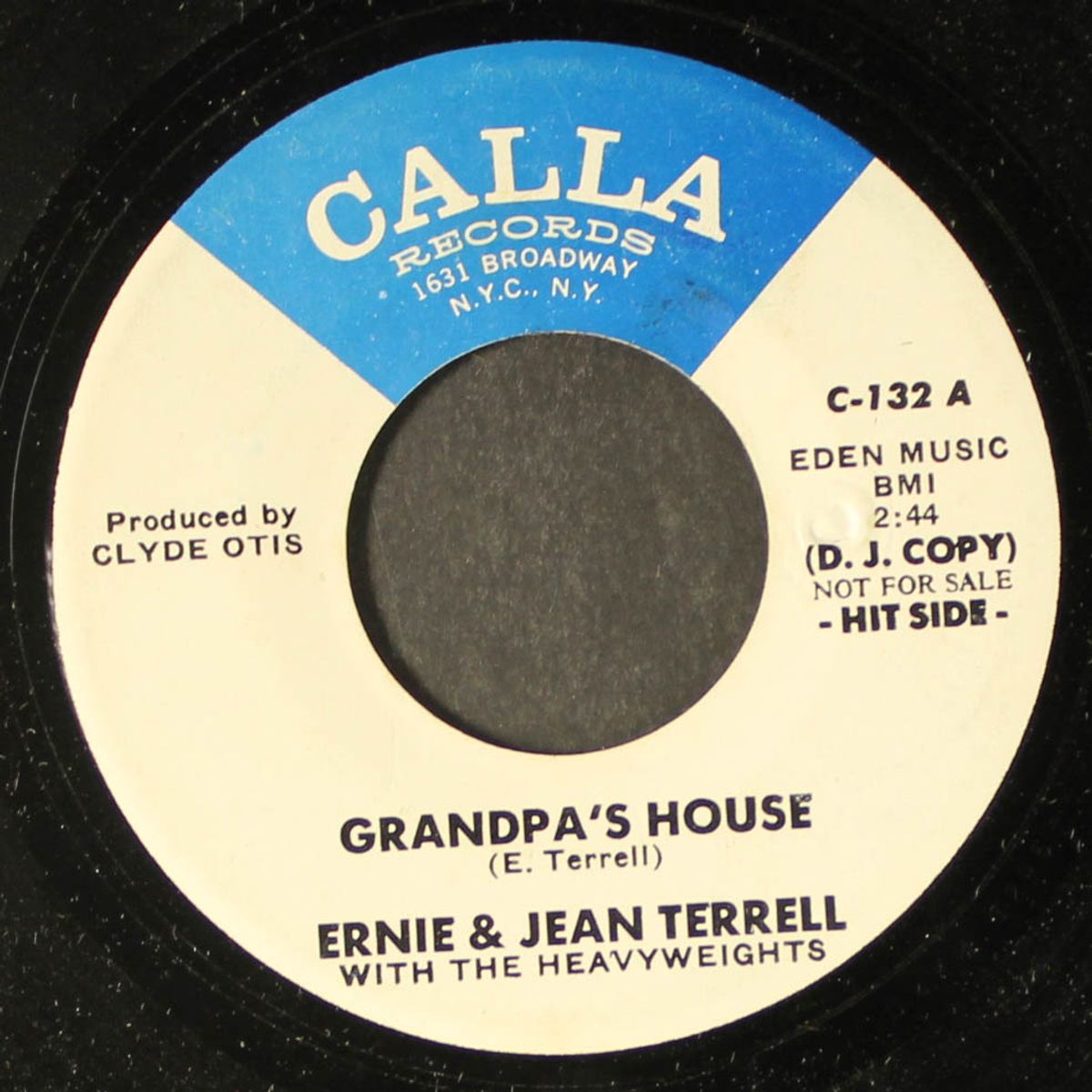 a prayer of love / grandpa's house by ERNIE & JEAN TERRELL
