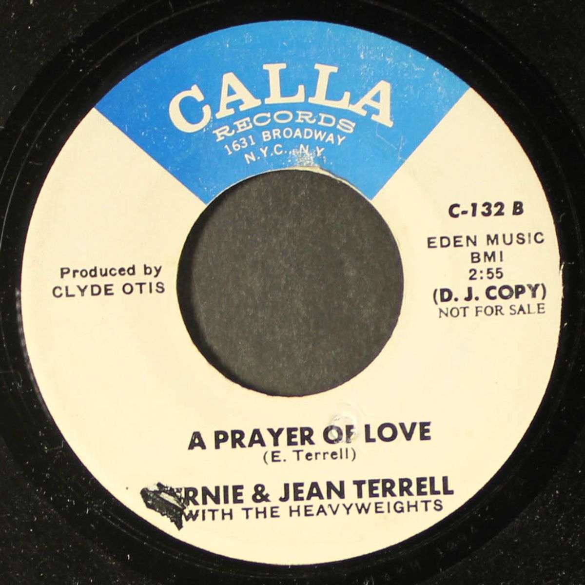 a prayer of love / grandpa's house by ERNIE & JEAN TERRELL