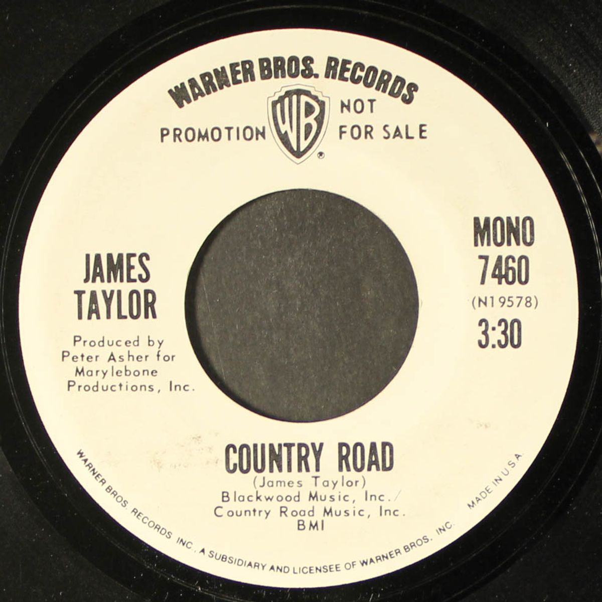 country road / mono by JAMES TAYLOR
