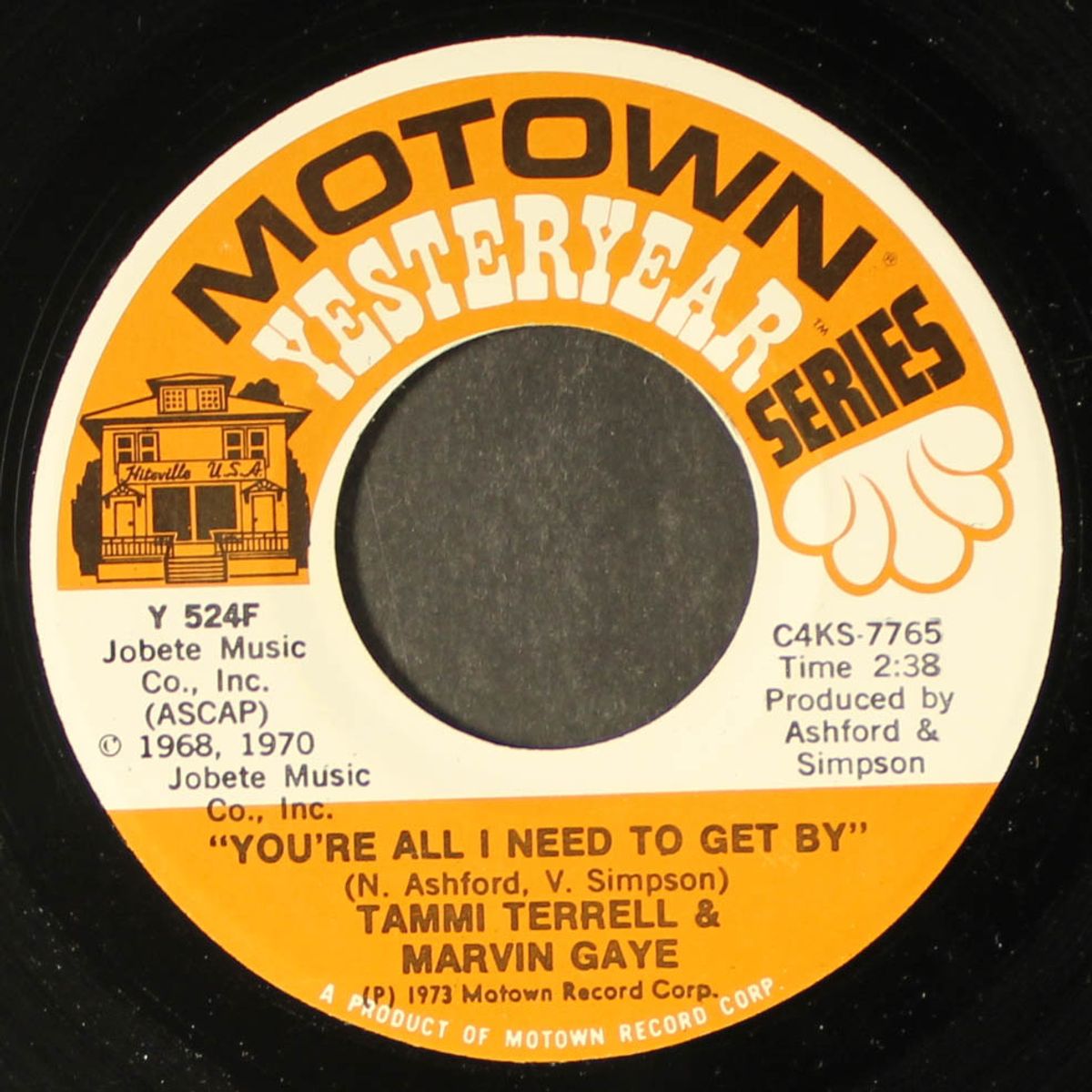 you're all i need to get by / good lovin' aint easy to come by by TAMMI TERRELL & MARVIN GAYE