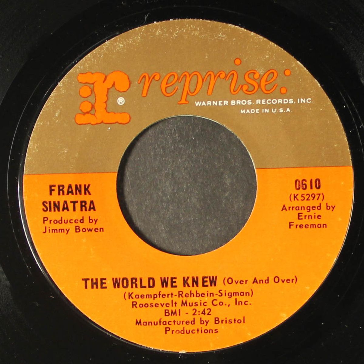 you are there / the world we knew by FRANK SINATRA