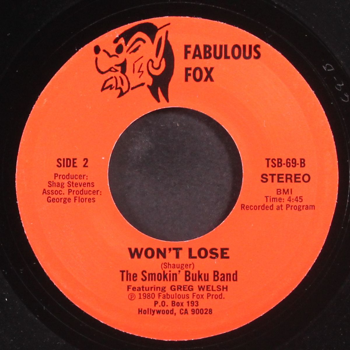 hot love / won't lose by SMOKIN' BUKU BAND