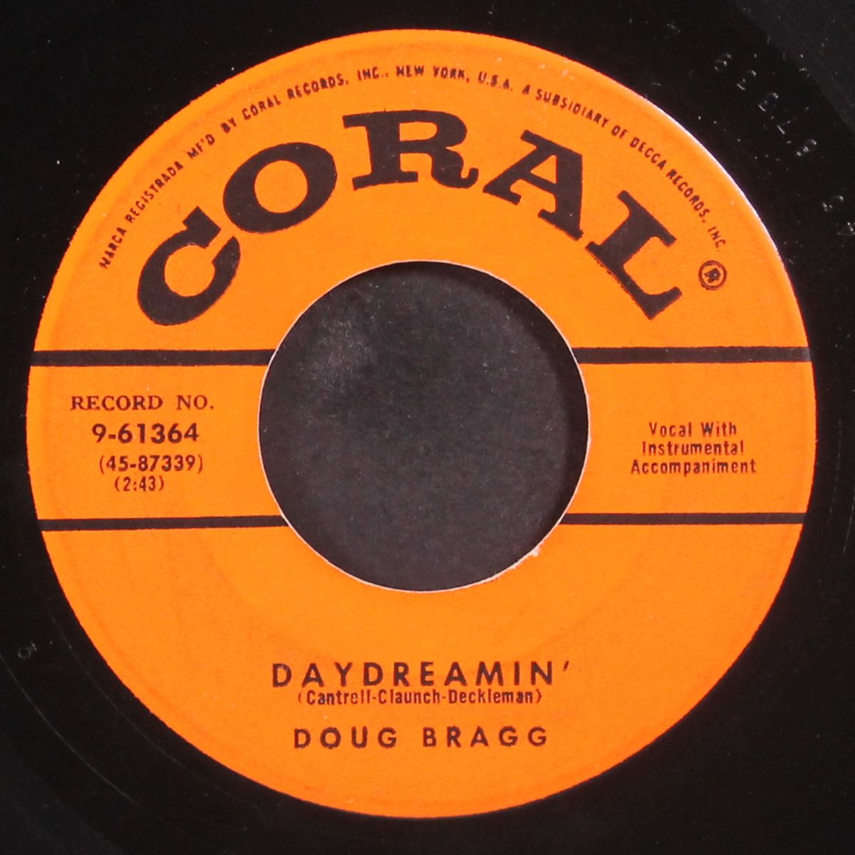 daydreamin' / the texas special by DOUG BRAGG