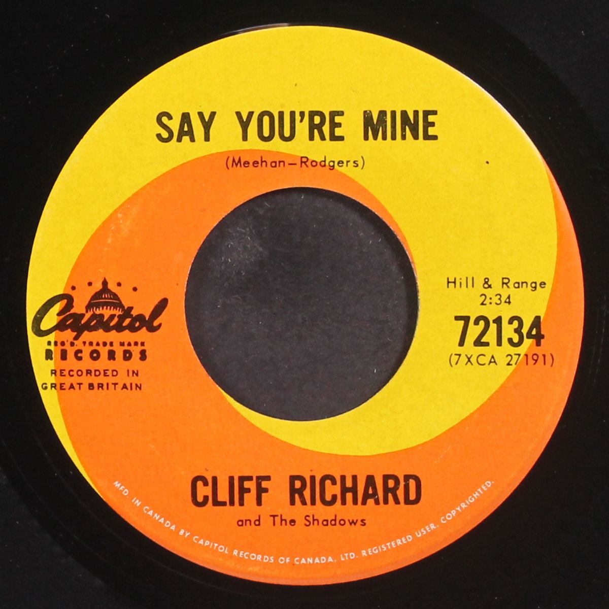 don't talk to him by CLIFF RICHARD