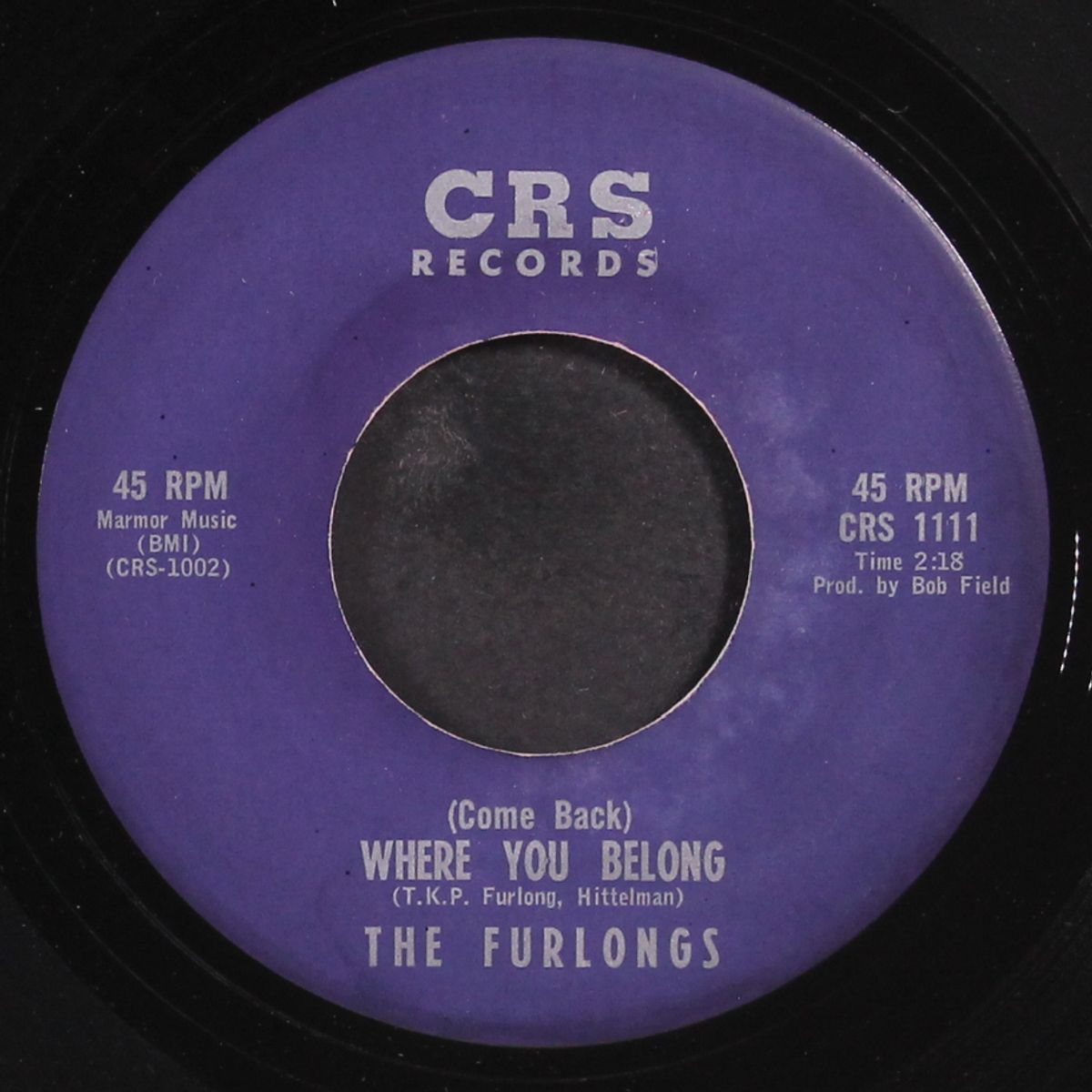 why should i care / where you belong by FURLONGS