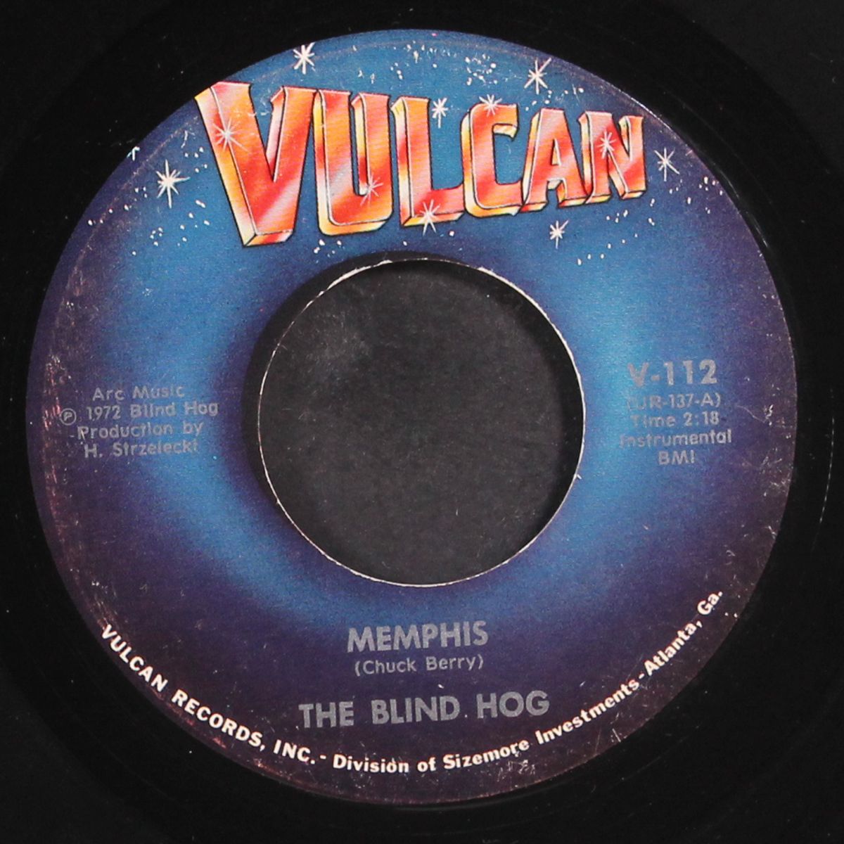 memphis / i'm a hog for you baby by BLIND HOG