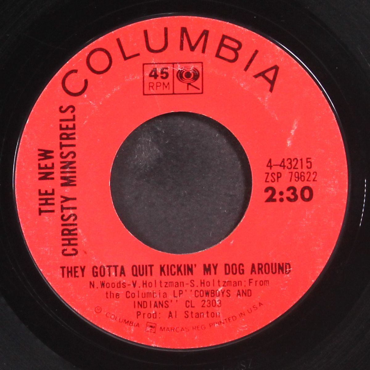 chim chim cheree / they gotta quit kickin' my dog around by NEW CHRISTY MINSTRELS