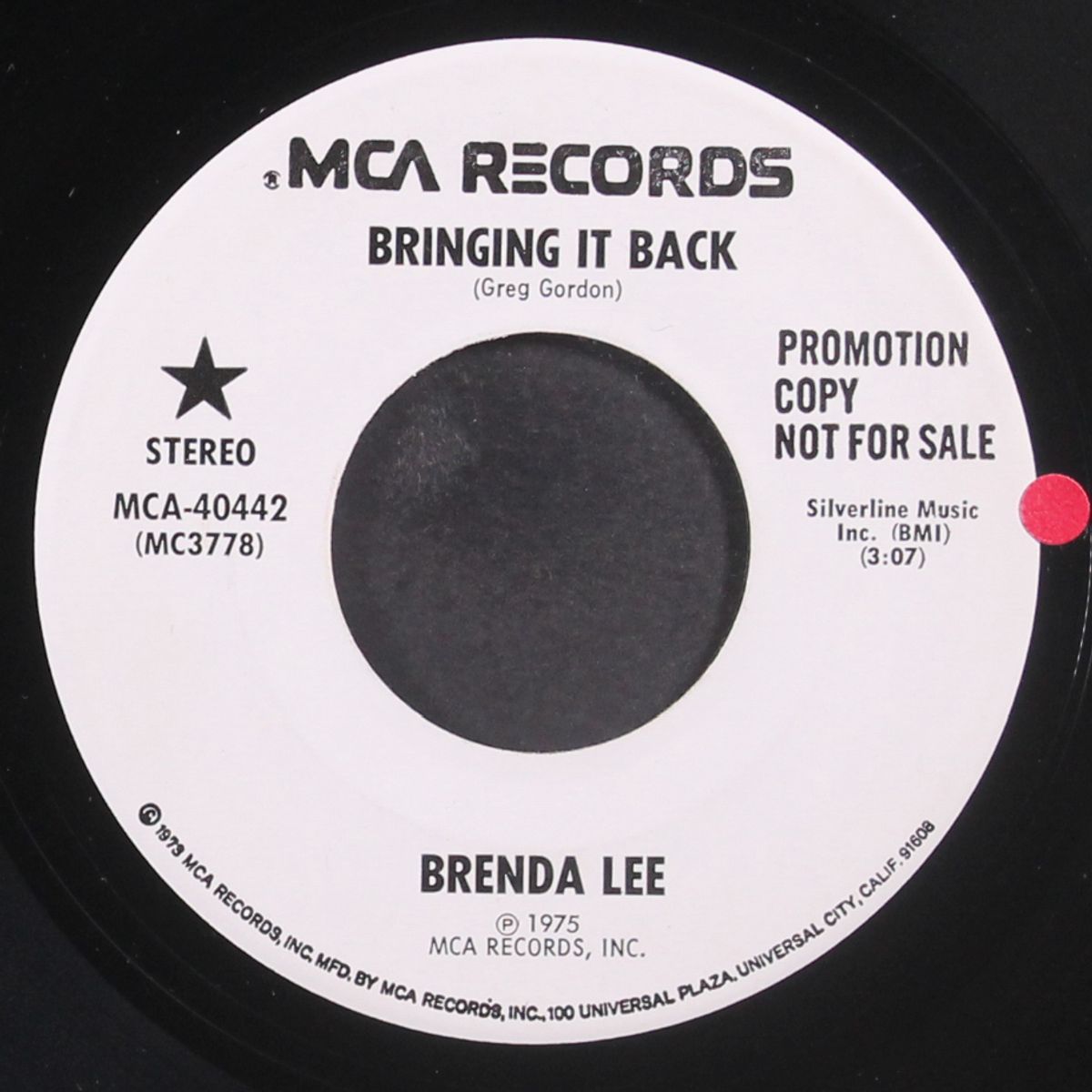 bringing it back by BRENDA LEE