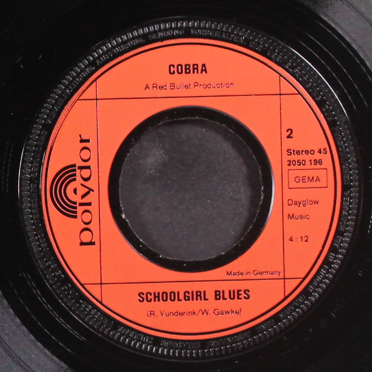 don't do like i do / schoolgirl blues by COBRA