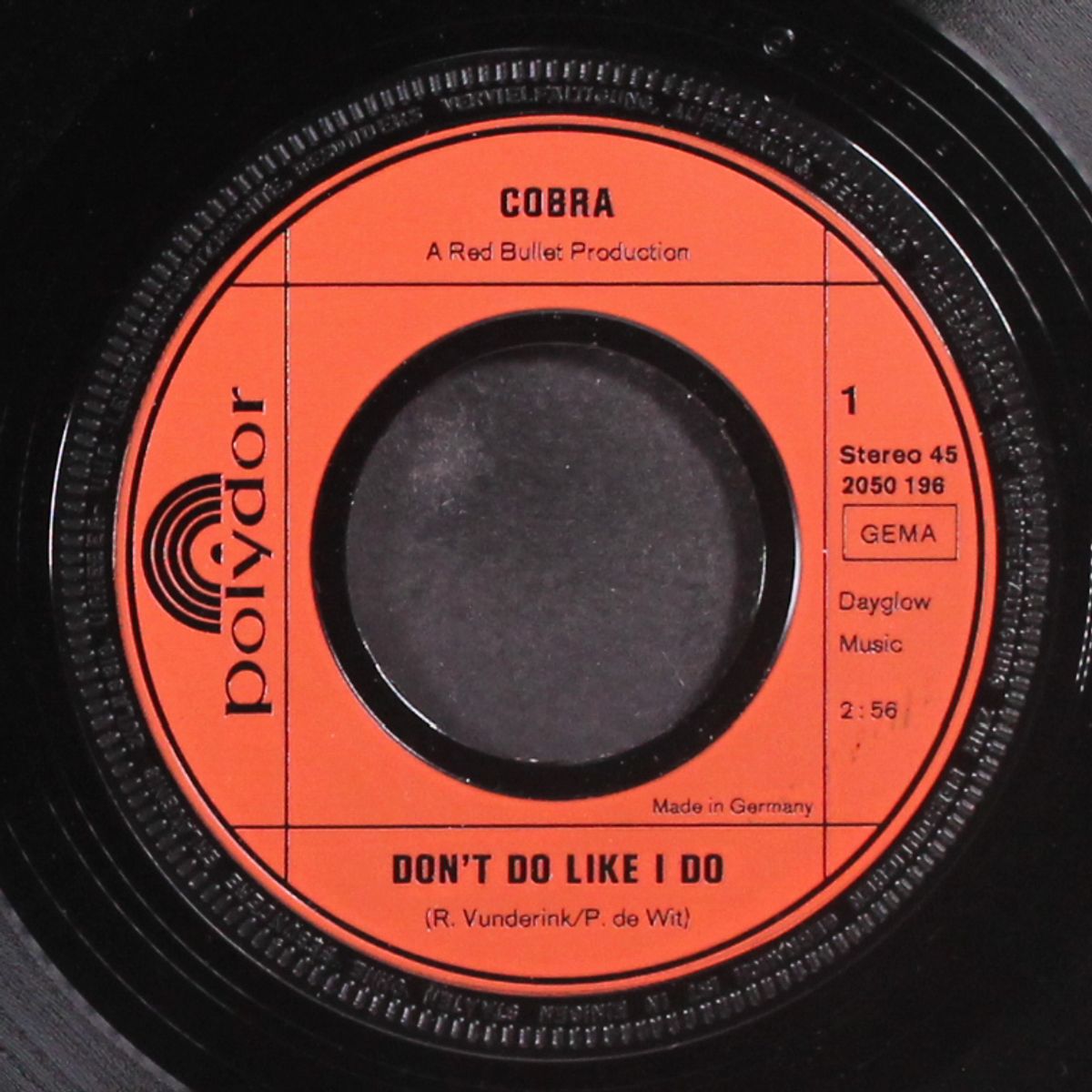 don't do like i do / schoolgirl blues by COBRA