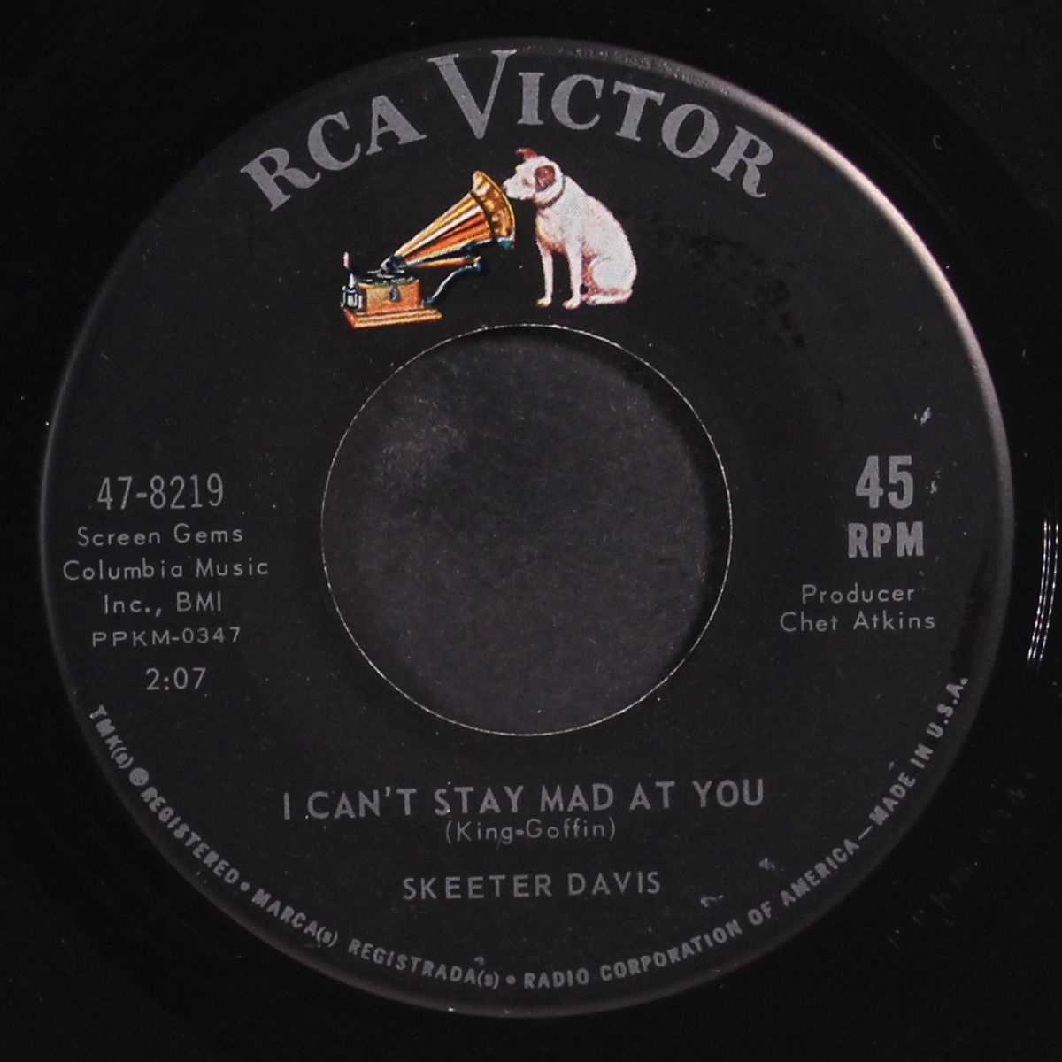 i can't stay mad at you / it was only a heart by SKEETER DAVIS