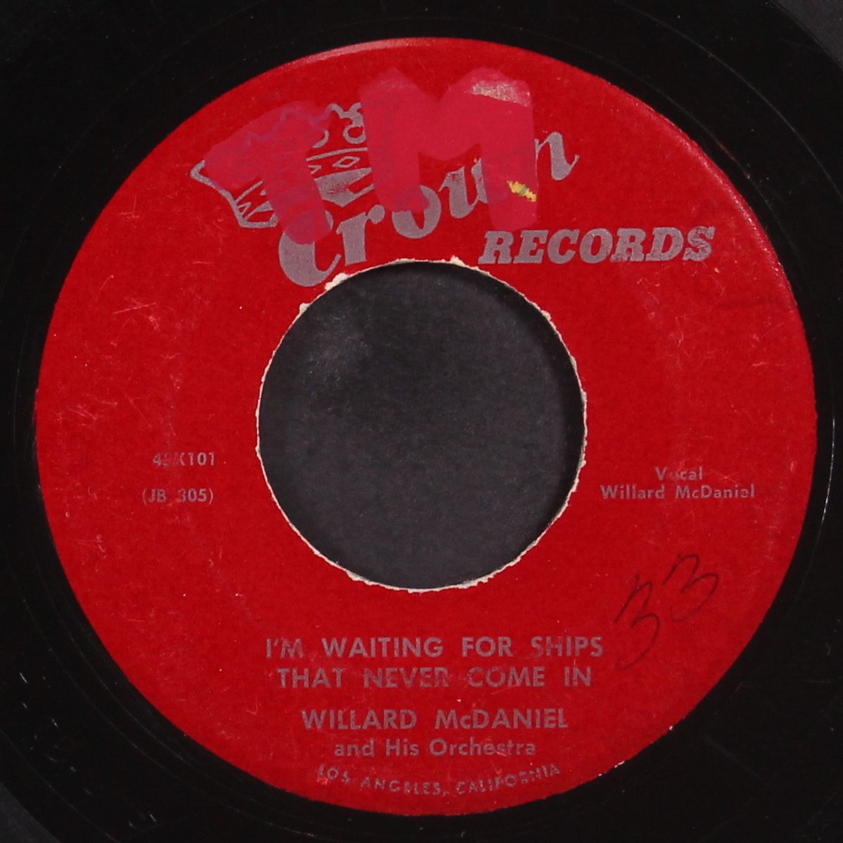 your feet's too big / i'm waiting for ships that never come in by WILLARD MCDANIEL