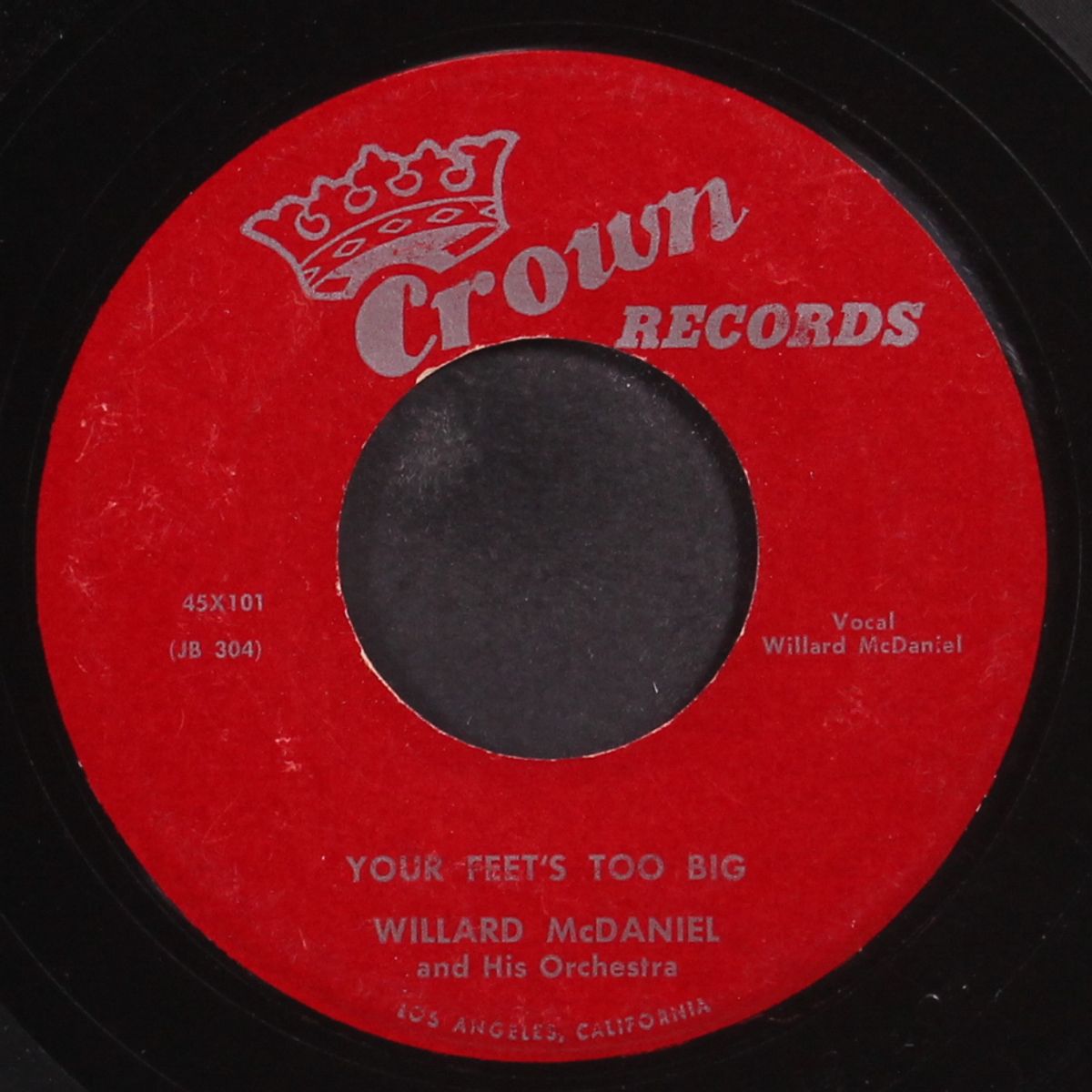 your feet's too big / i'm waiting for ships that never come in by WILLARD MCDANIEL