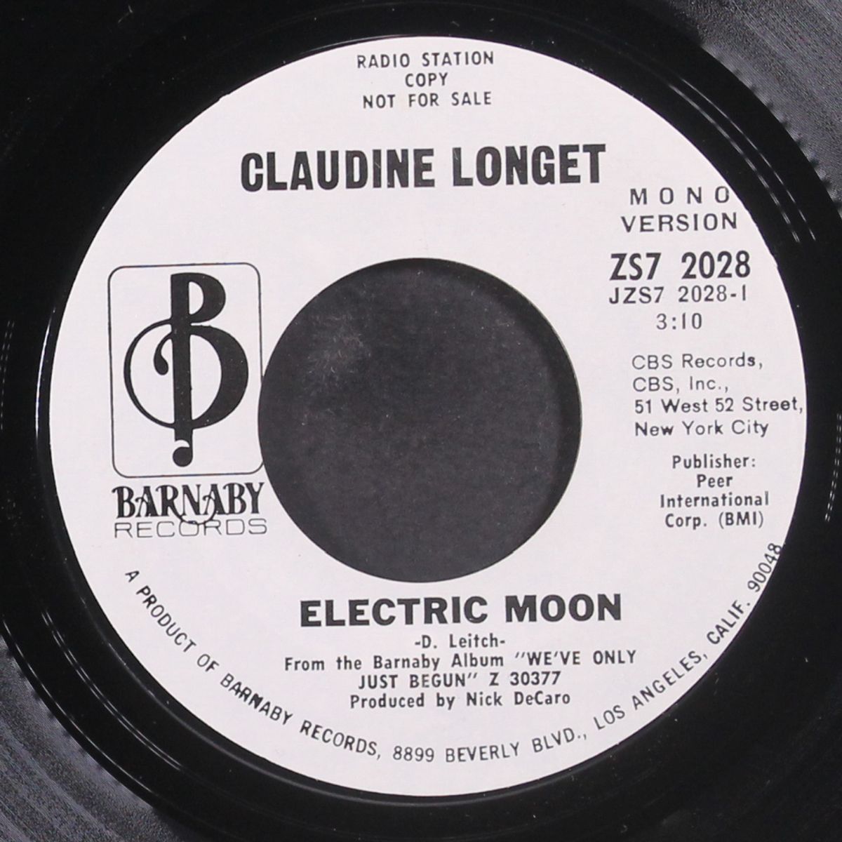 electric moon by CLAUDINE LONGET