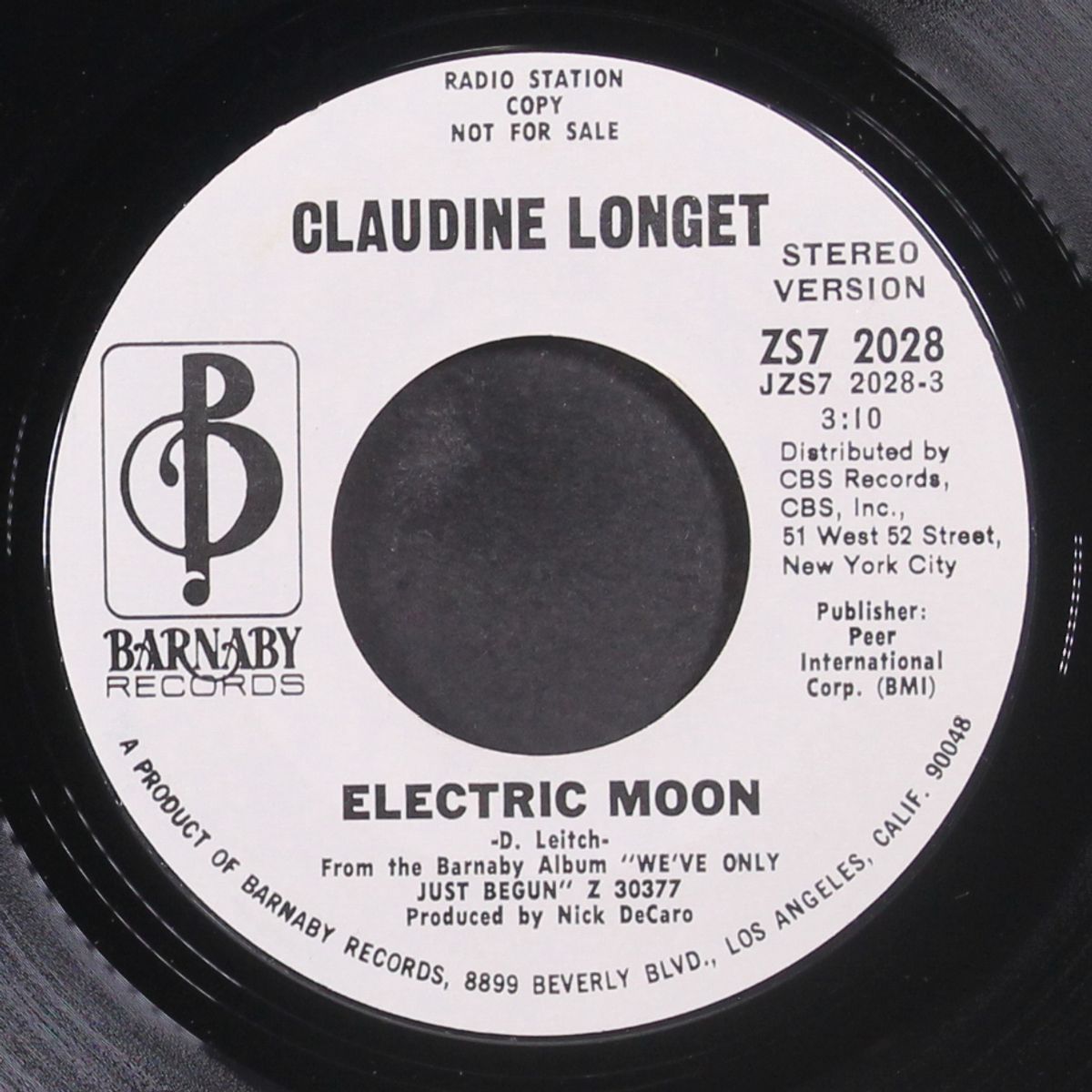 electric moon by CLAUDINE LONGET
