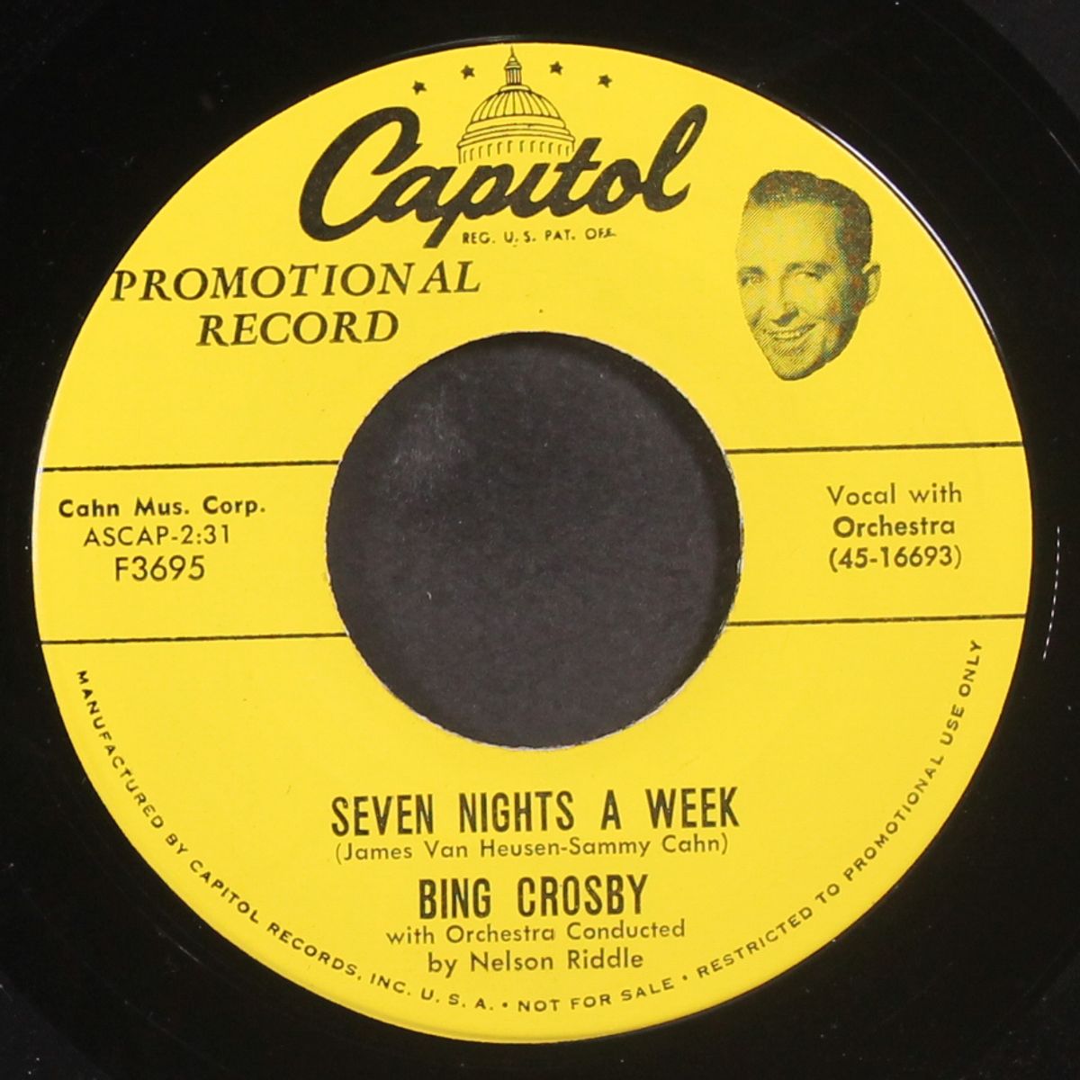 seven nights a week by BING CROSBY