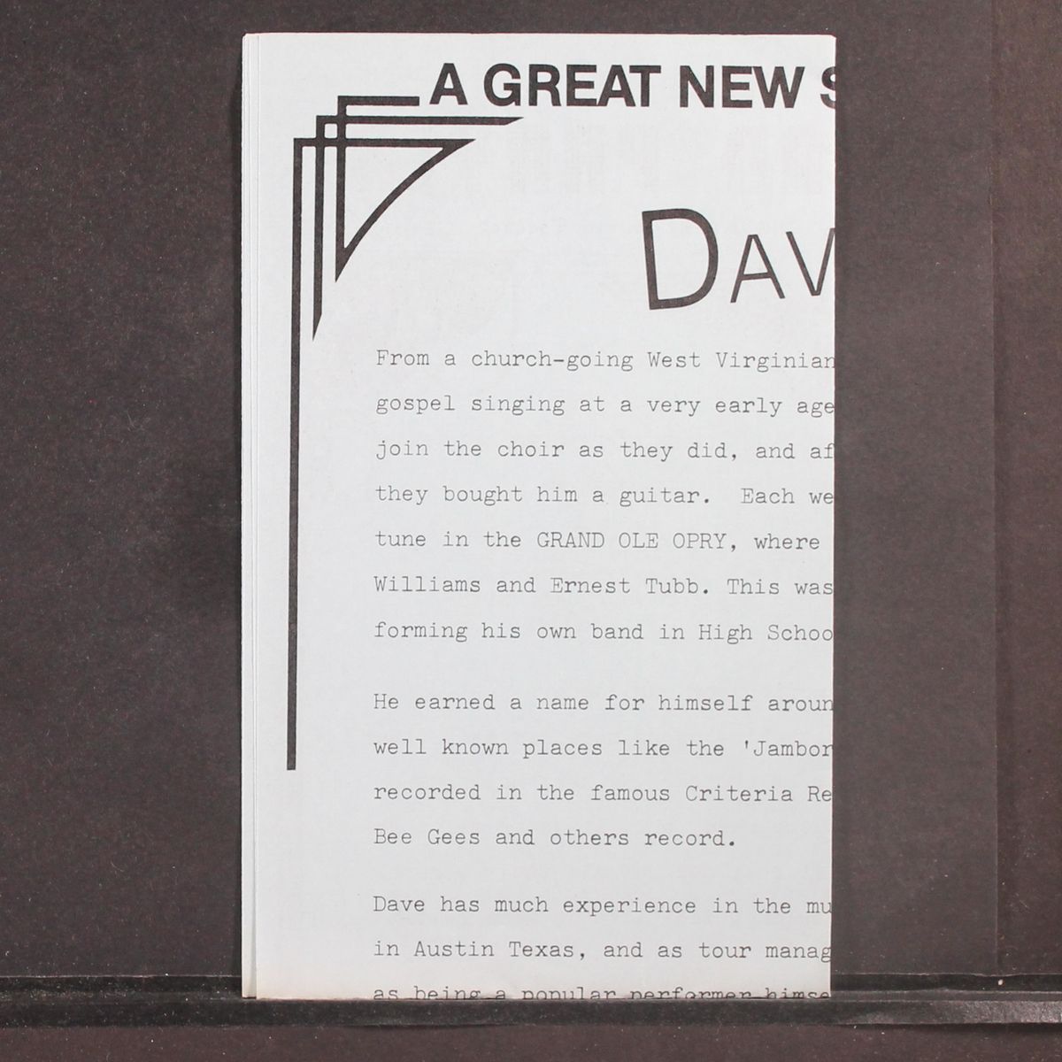 the american prayer by DAVE LEE