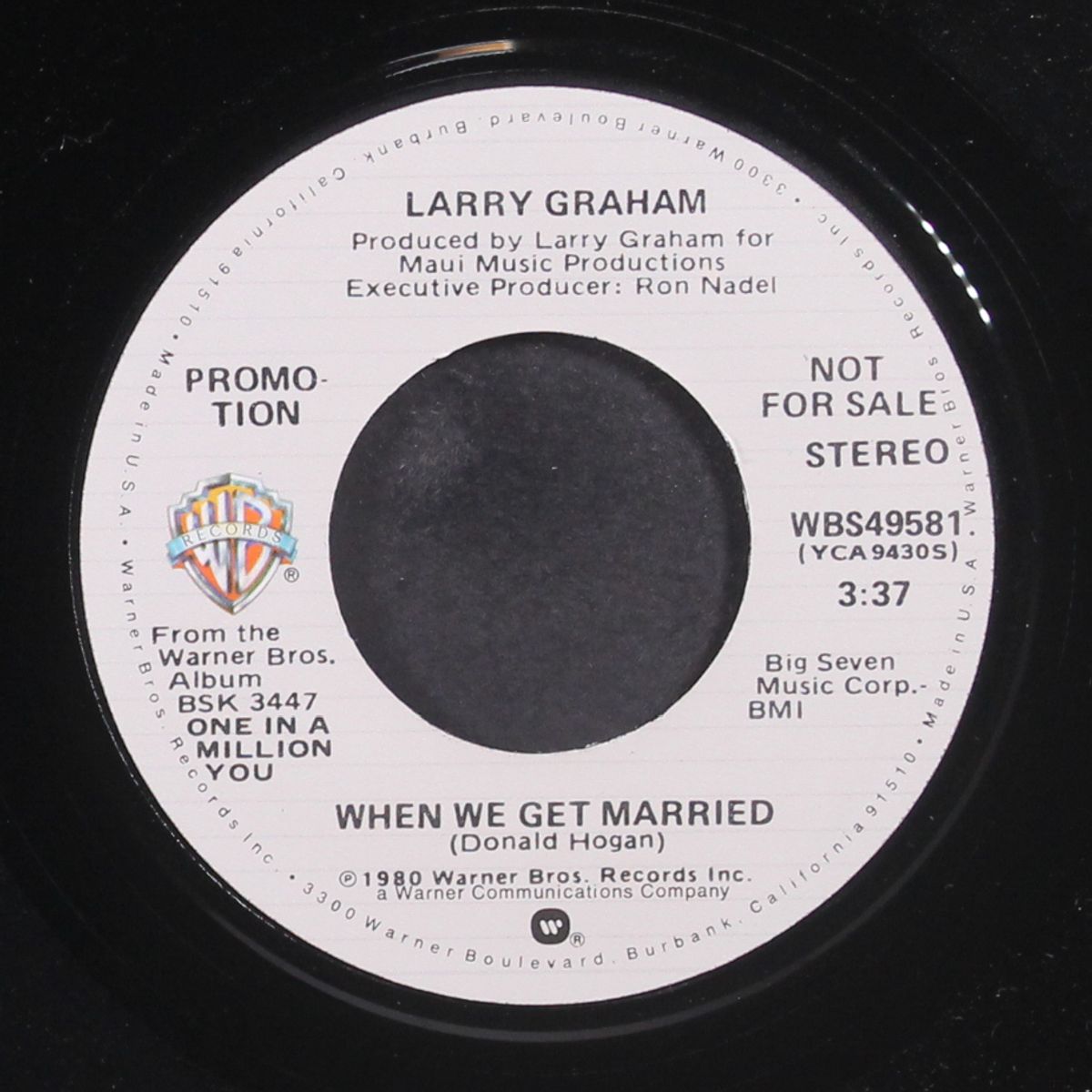 when we get married by LARRY GRAHAM