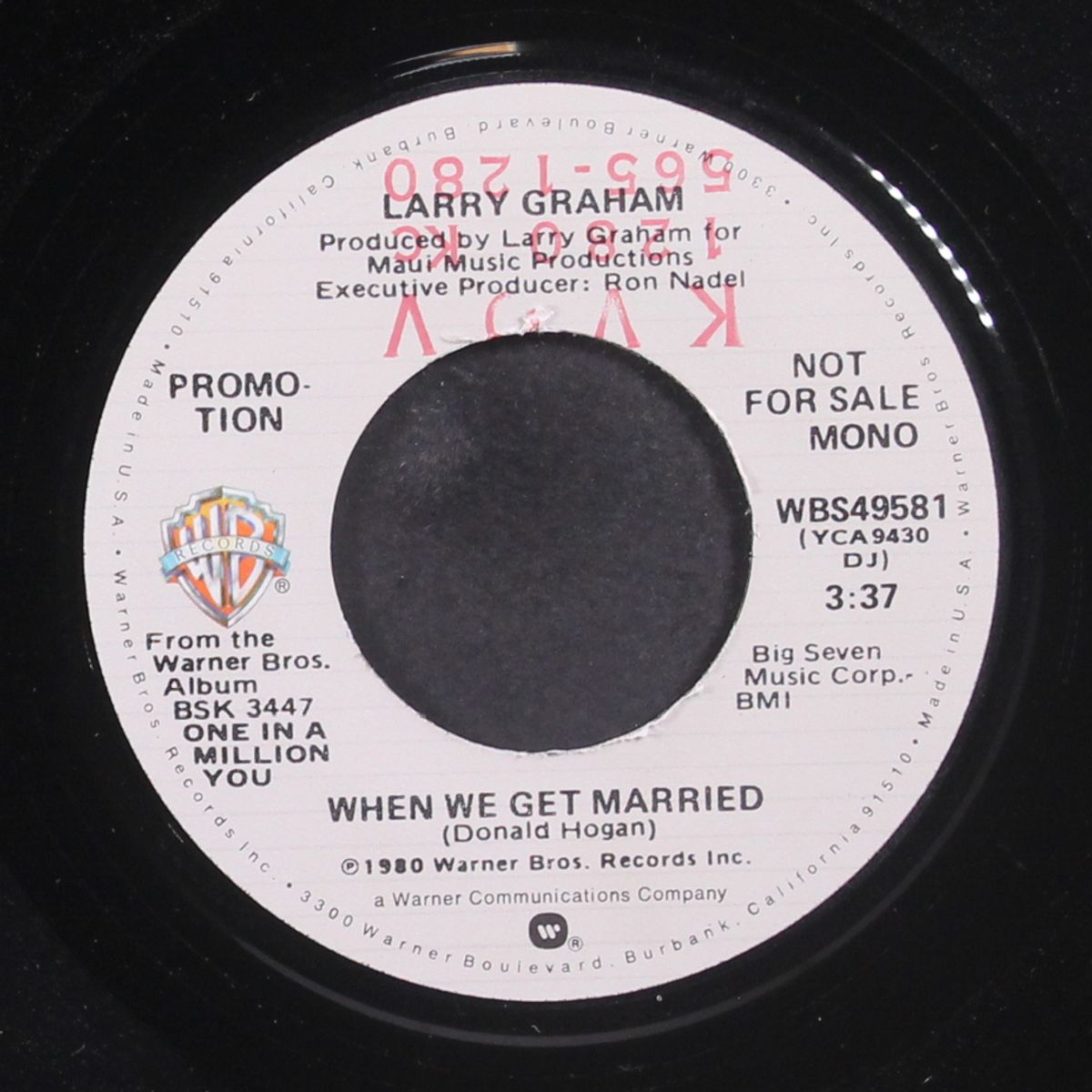 when we get married by LARRY GRAHAM