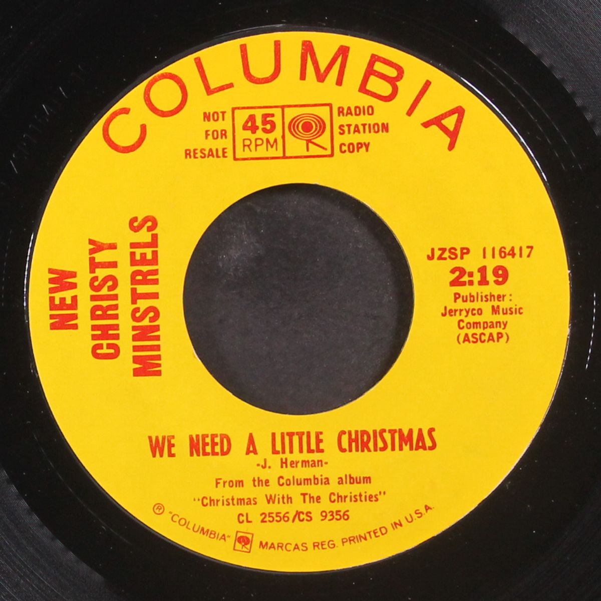 we need a little christmas / sleigh ride by NEW CHRISTY MINSTRELS