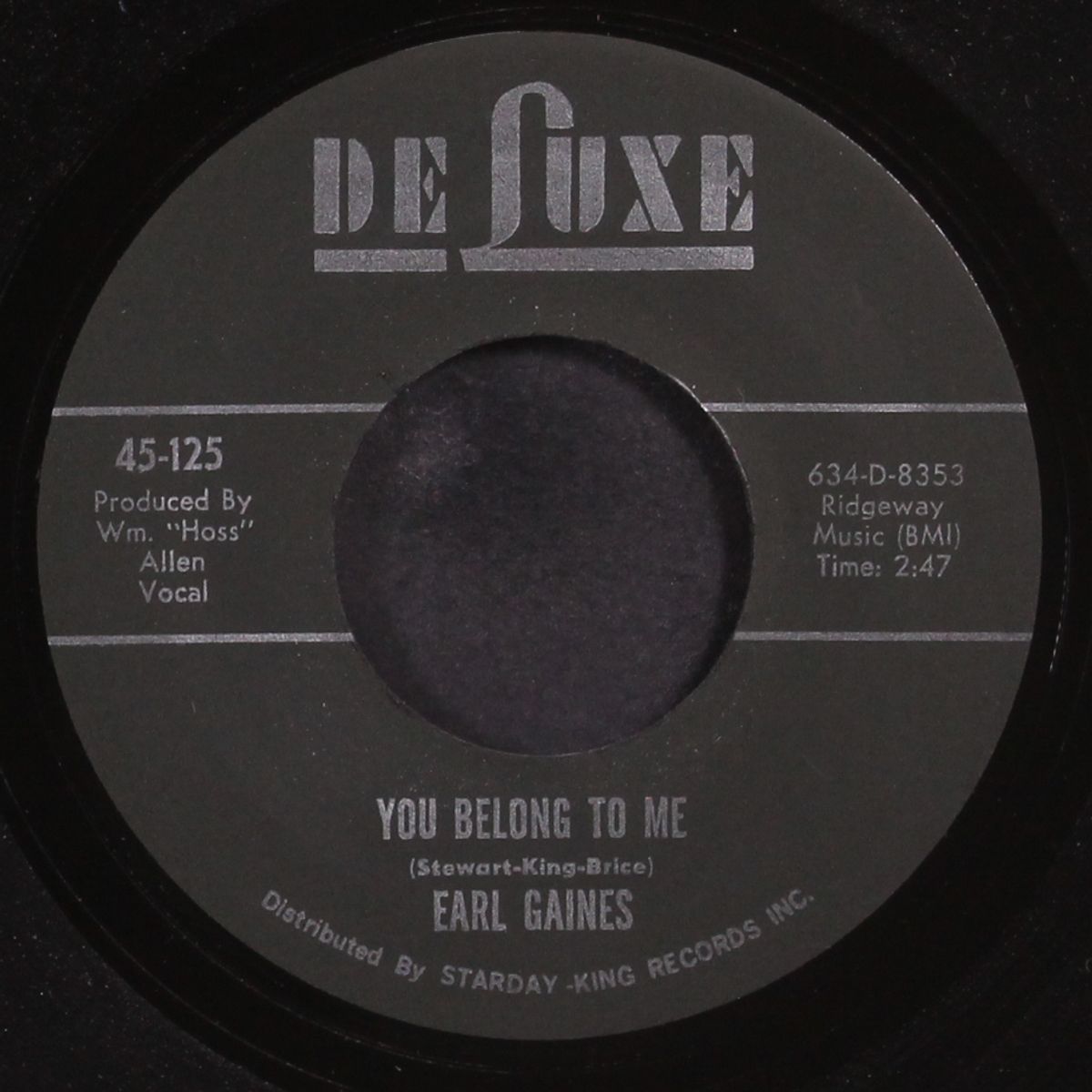 you belong to me / from warm to cool to cold by EARL GAINES