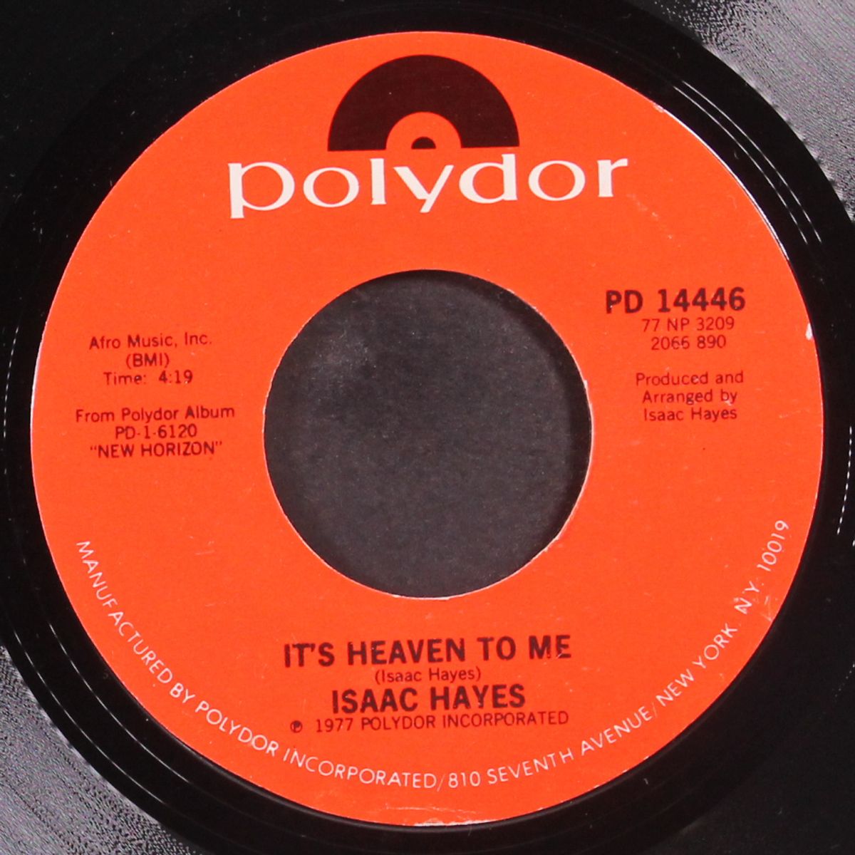 out of the ghetto / it's heaven to me by ISAAC HAYES