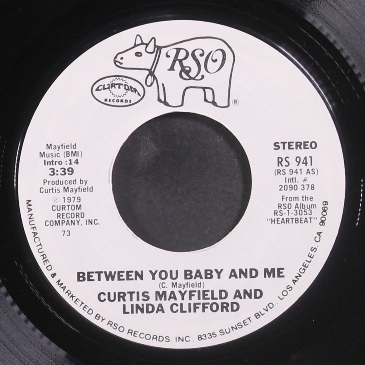 between you baby and me / mono by CURTIS MAYFIELD & LINDA CLIFFORD