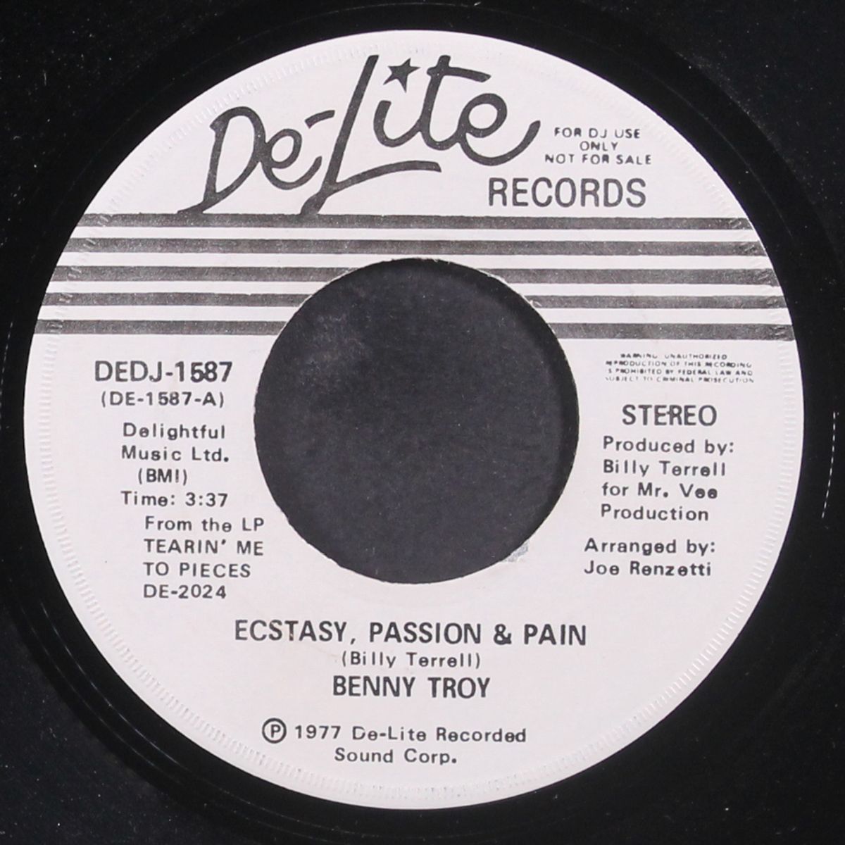 ecstacy, passion & pain / mono by BENNY TROY
