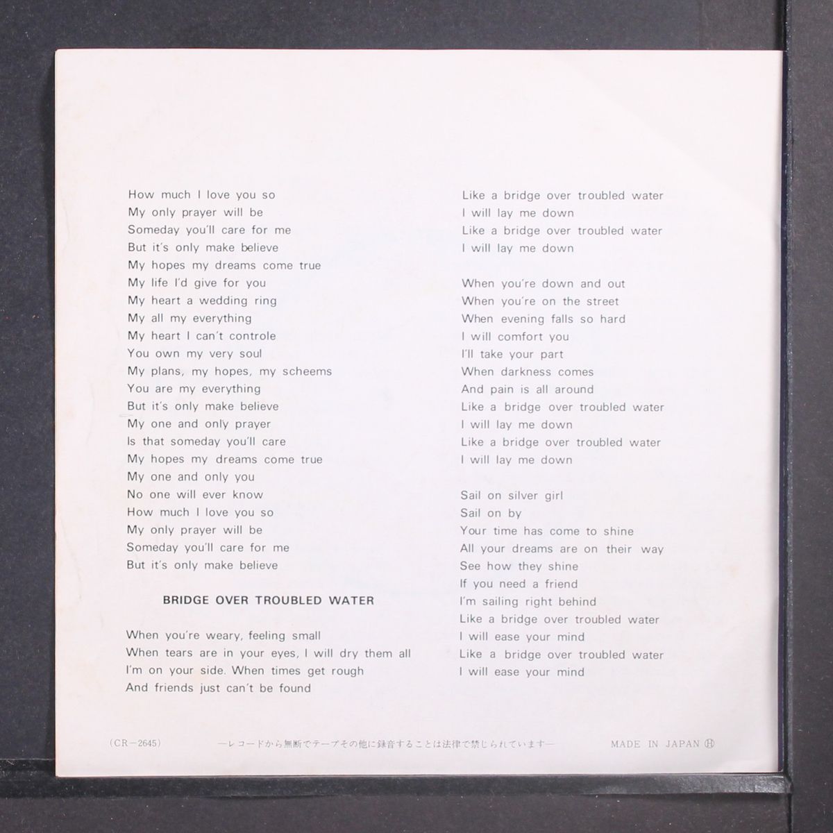 it's only make believe by GLEN CAMPBELL