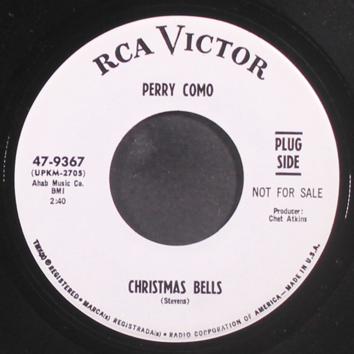 christmas bells / love is a christmas rose by PERRY COMO