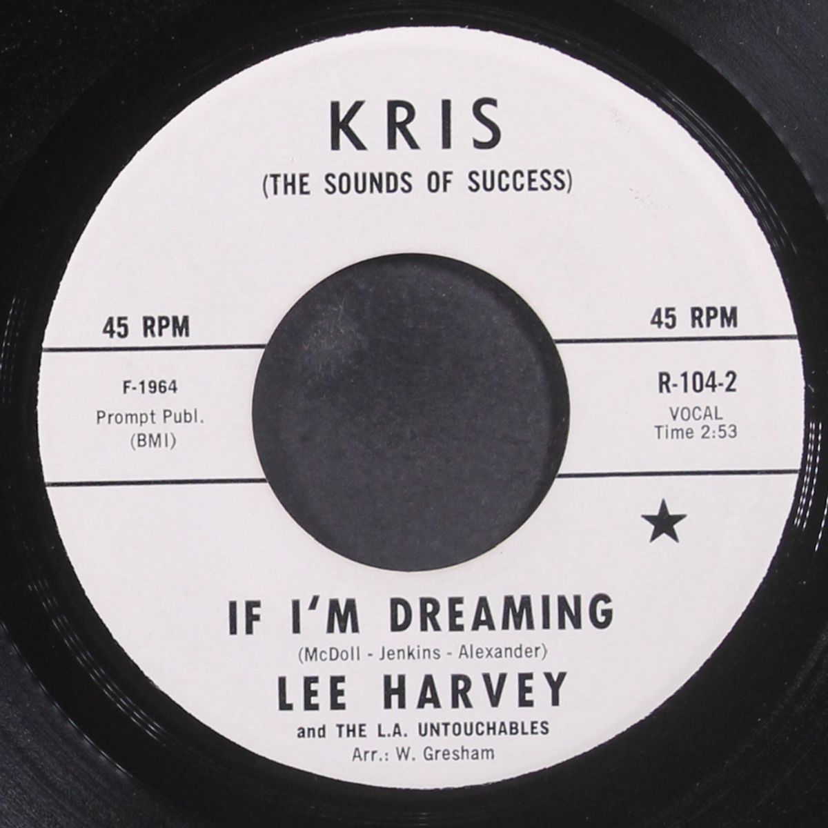 my assurance / if i'm dreaming by LEE HARVEY