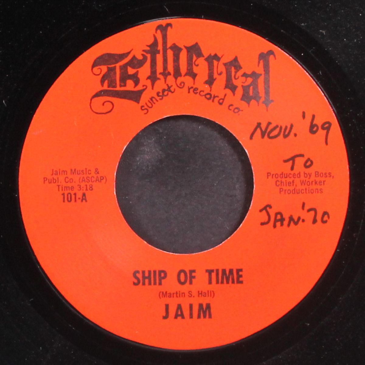 ship of time / running behind by JAIM