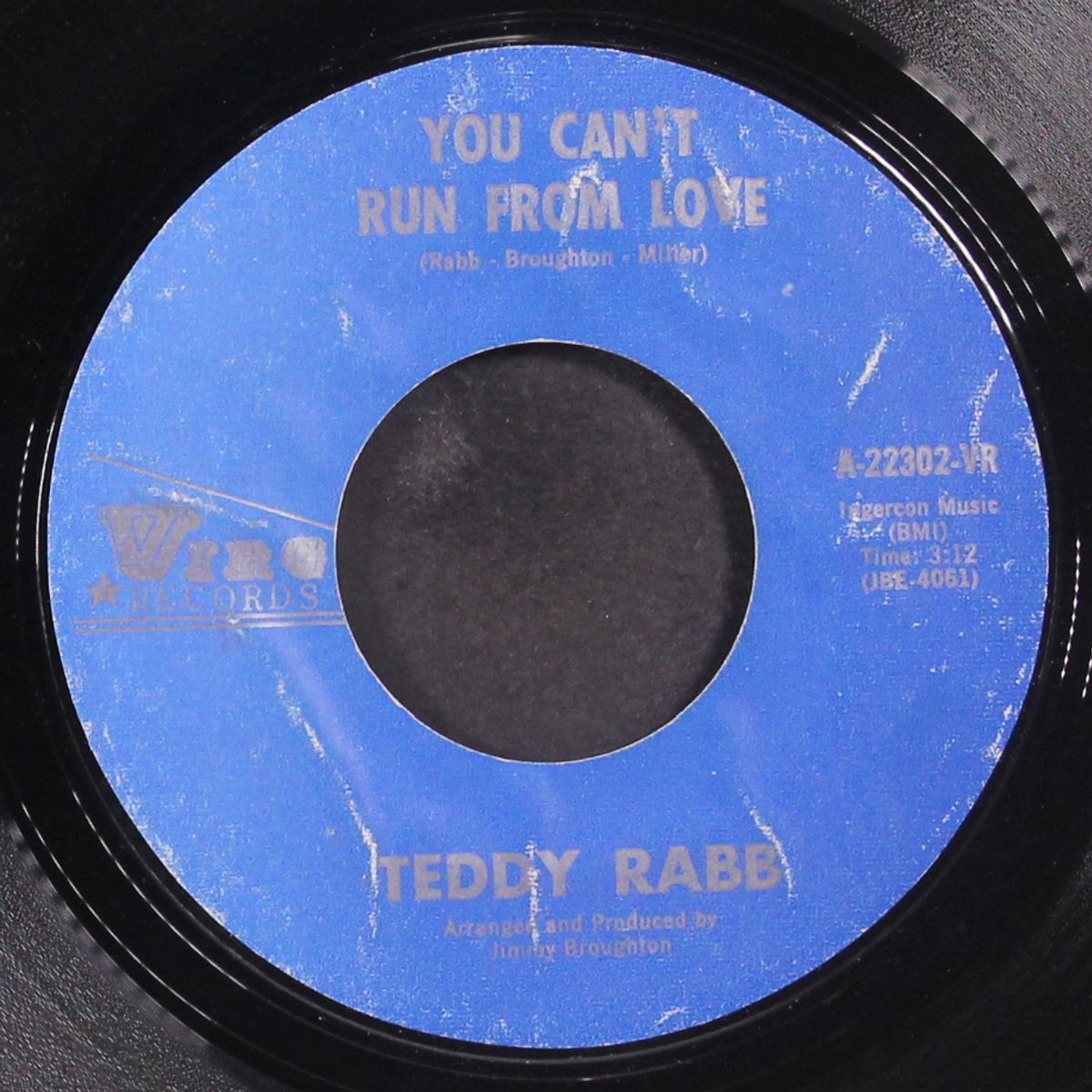 with my guard down / you can't run from love by TEDDY RABB