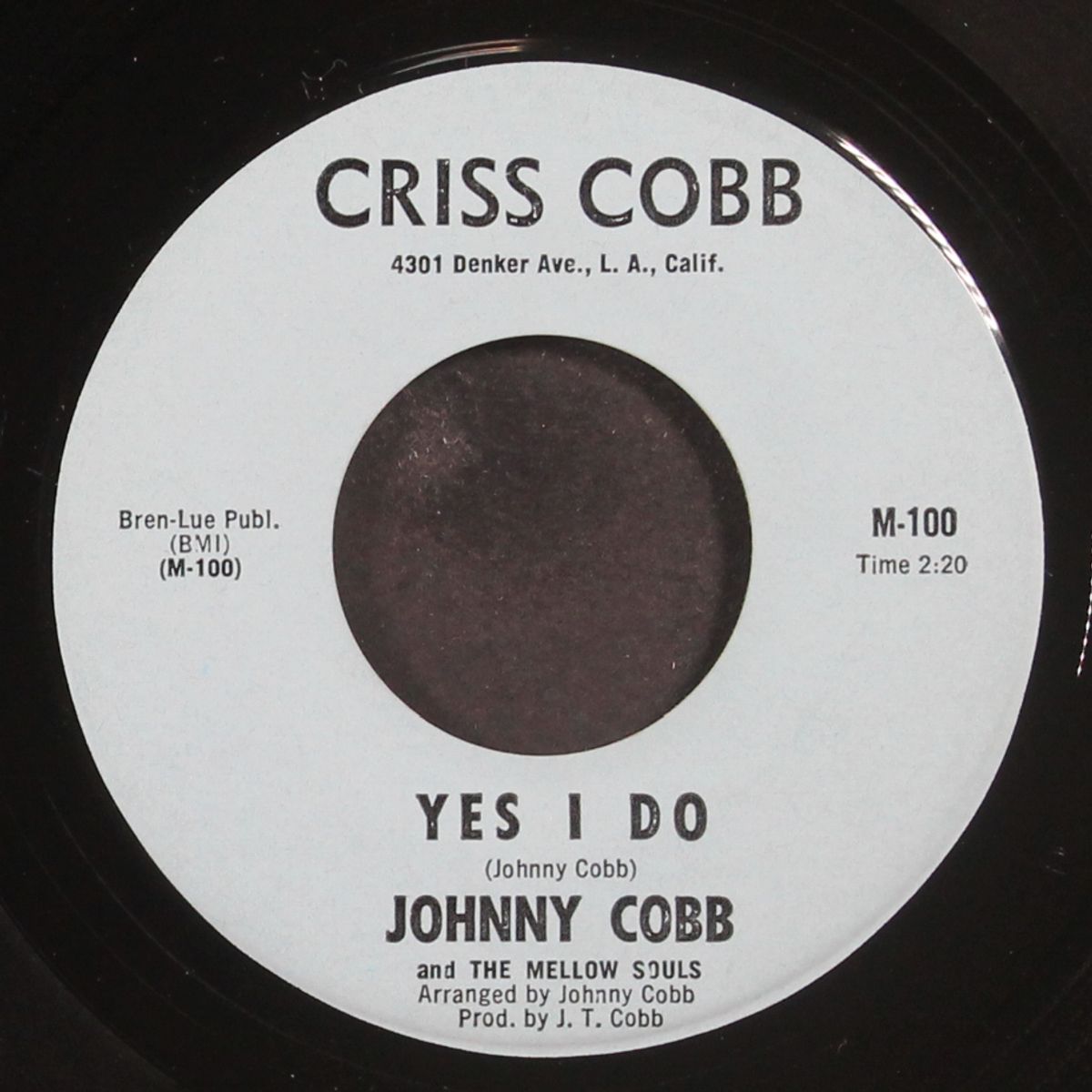 yes i do / hold on to you by JOHNNY COBB & MELLOW SOULS