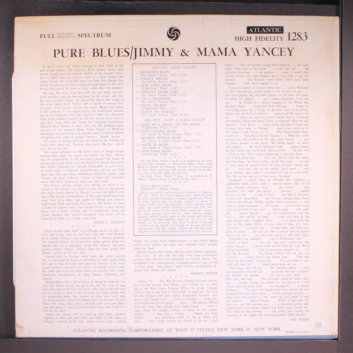pure blues by JIMMY & MAMA YANCEY