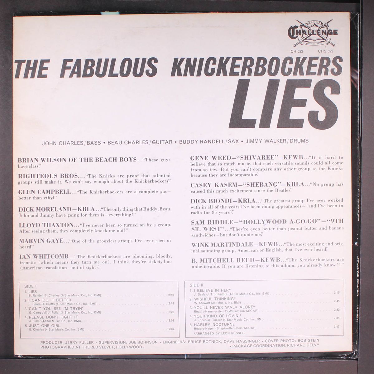 lies by KNICKERBOCKERS