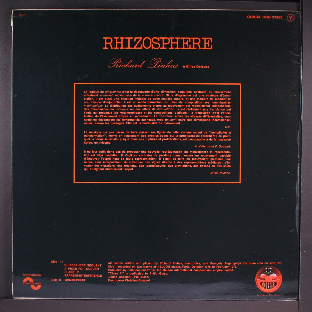 rhizosphere by RICHARD PINHAS