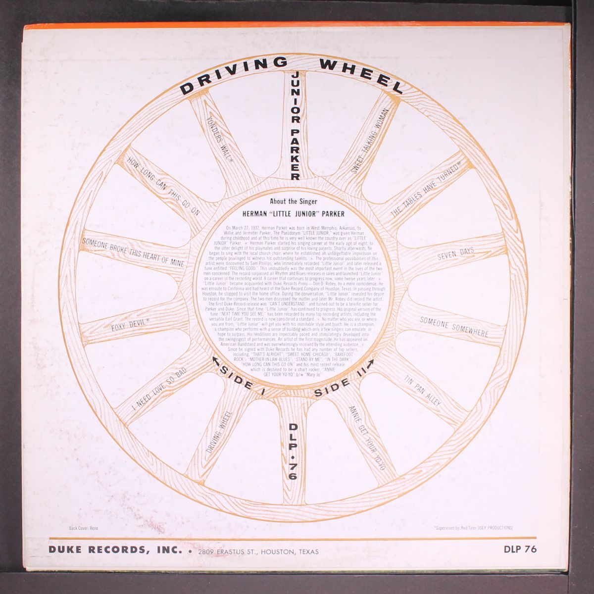 driving wheel by LITTLE JUNIOR PARKER