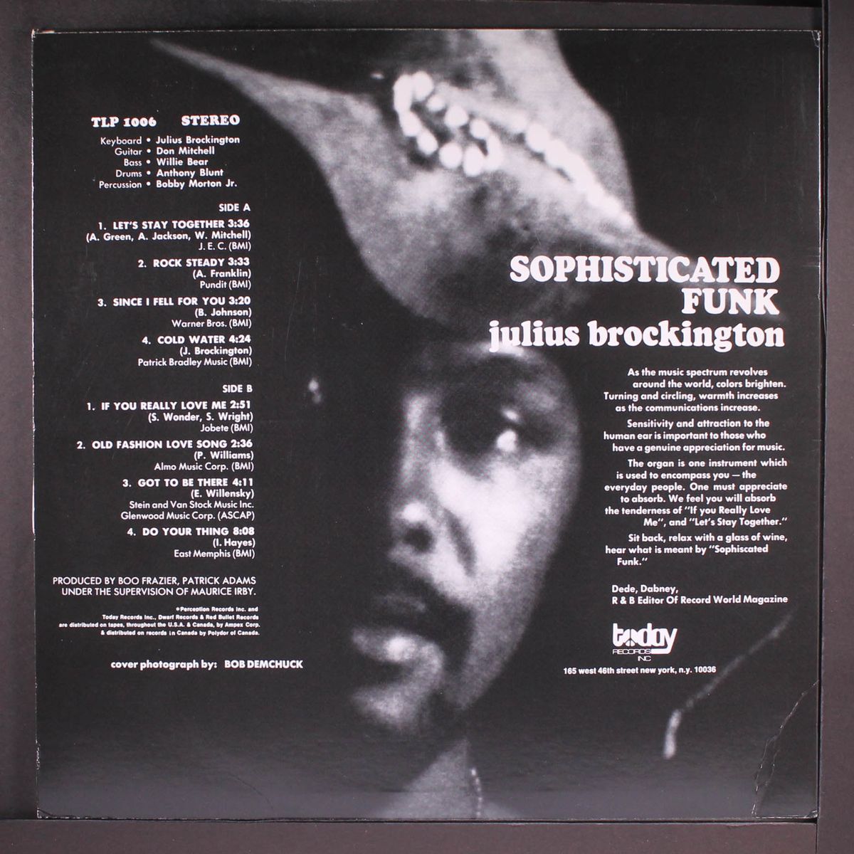 sophisticated funk by JULIUS BROCKINGTON