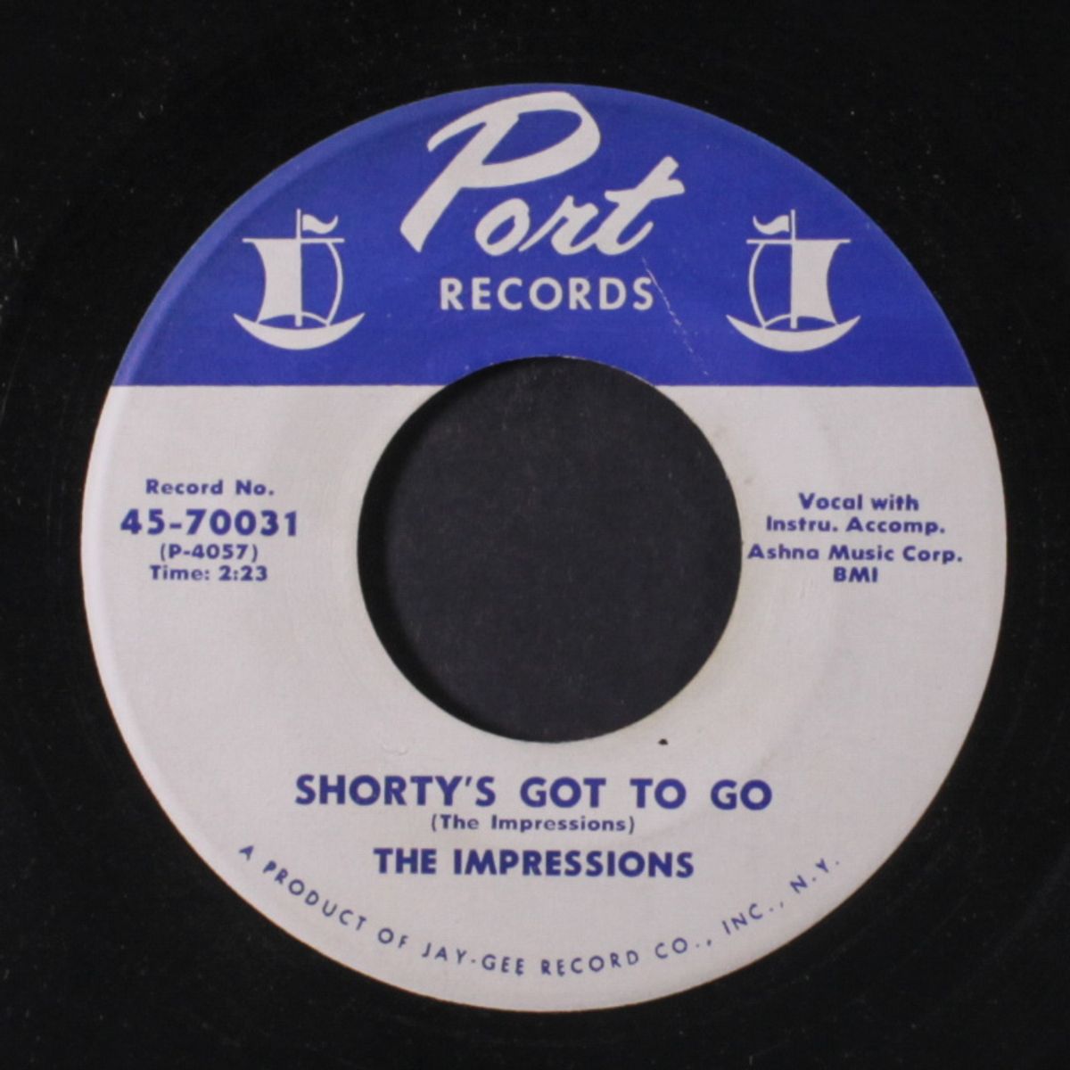 listen / shorty's got to go by IMPRESSIONS