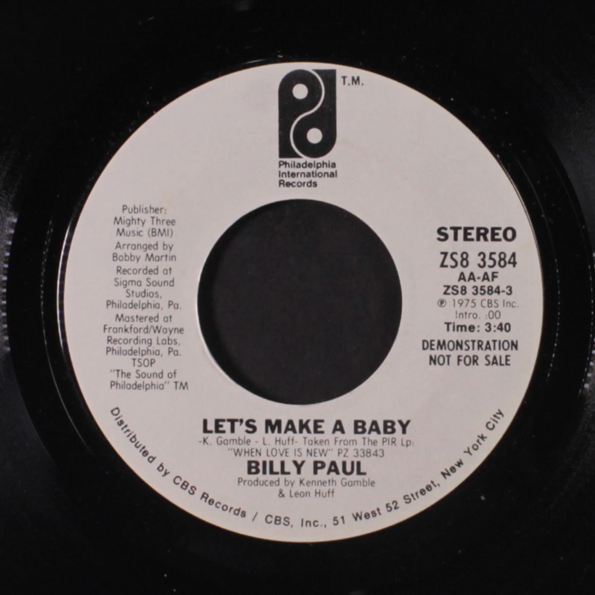 let's make a baby / mono by BILLY PAUL