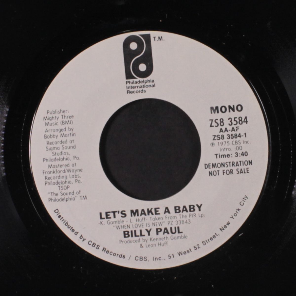 let's make a baby / mono by BILLY PAUL