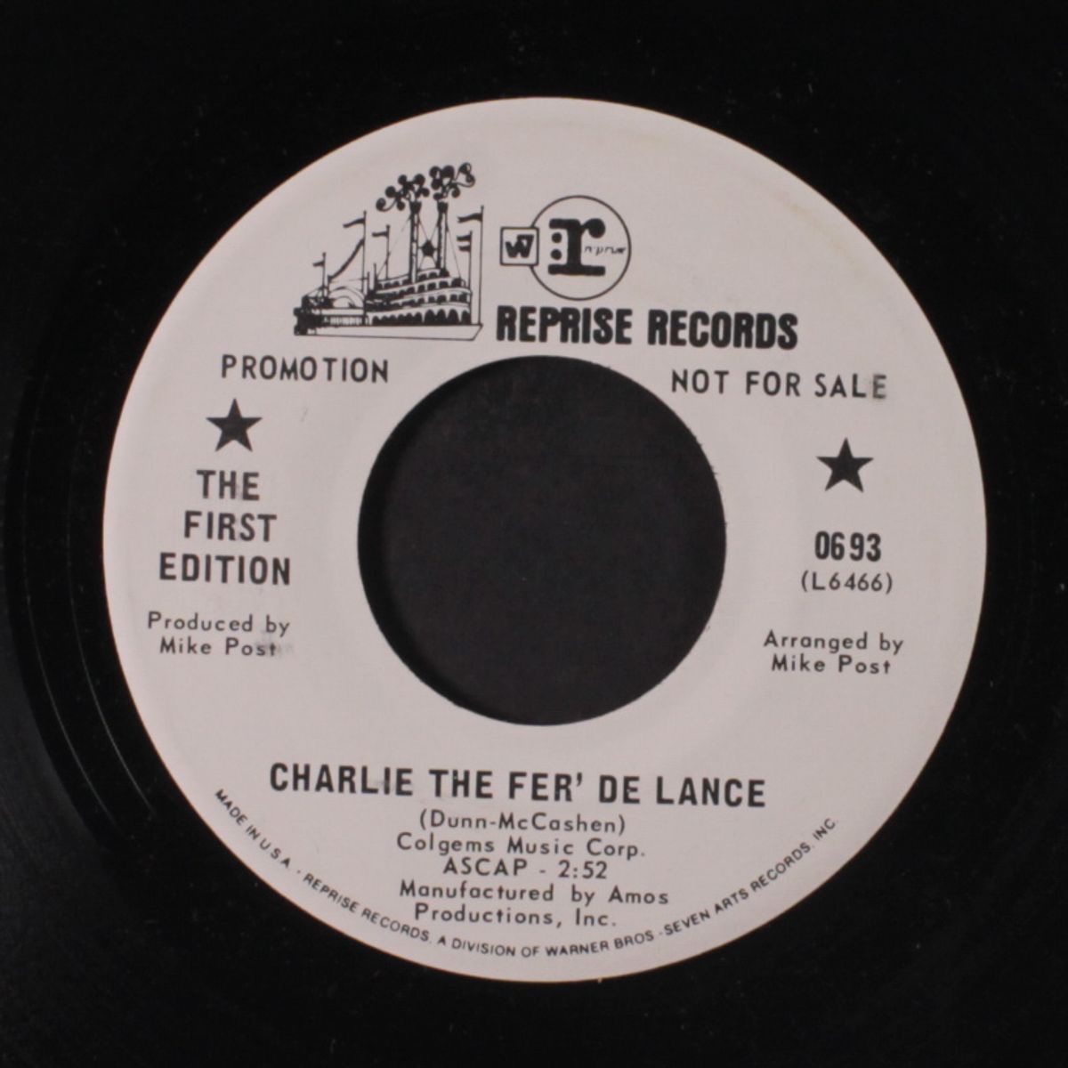 charlie the fer' de lance / look around, i'll be there by FIRST EDITION