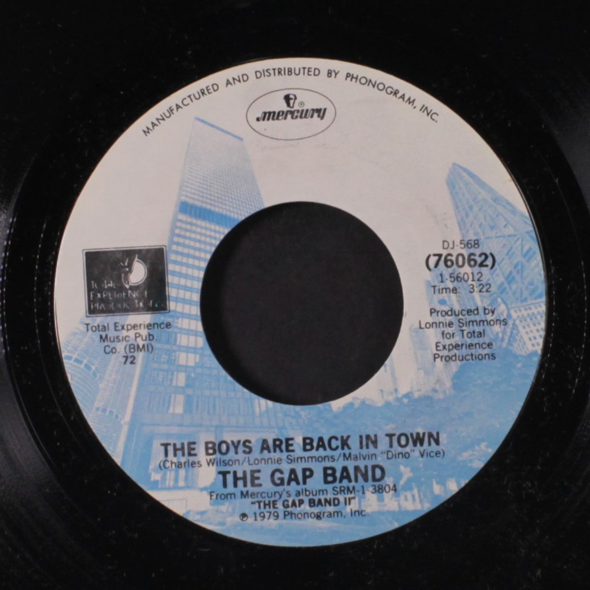 the boys are back in town / same by GAP BAND